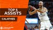 2017-18 Top 5 Assists by Nick Calathes