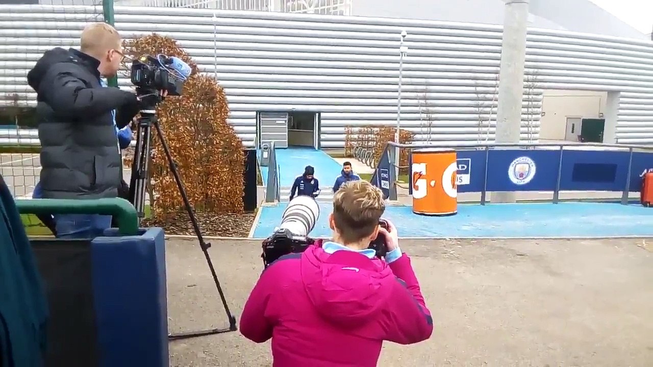 El Kun Agüero y Messi entrenan con la selección argentina
