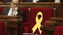 Prosigue el pleno de investidura de Jordi Turull en el Parlamento de Cataluña