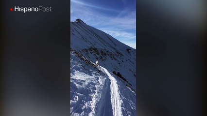 Montañistas se encontraron con una cabra a más de 3 mil metros de altura
