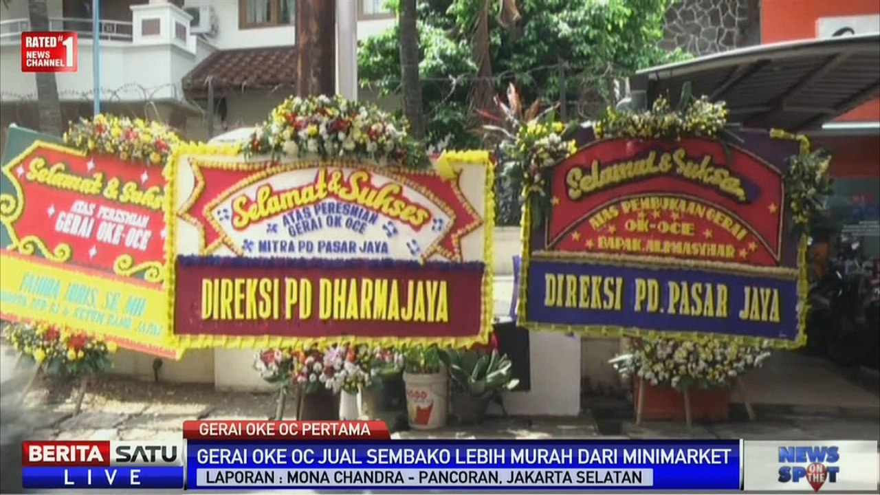 Gerai OK OCE  Pertama di Pancoran Harga Sembako di Pastikan Terjangkau