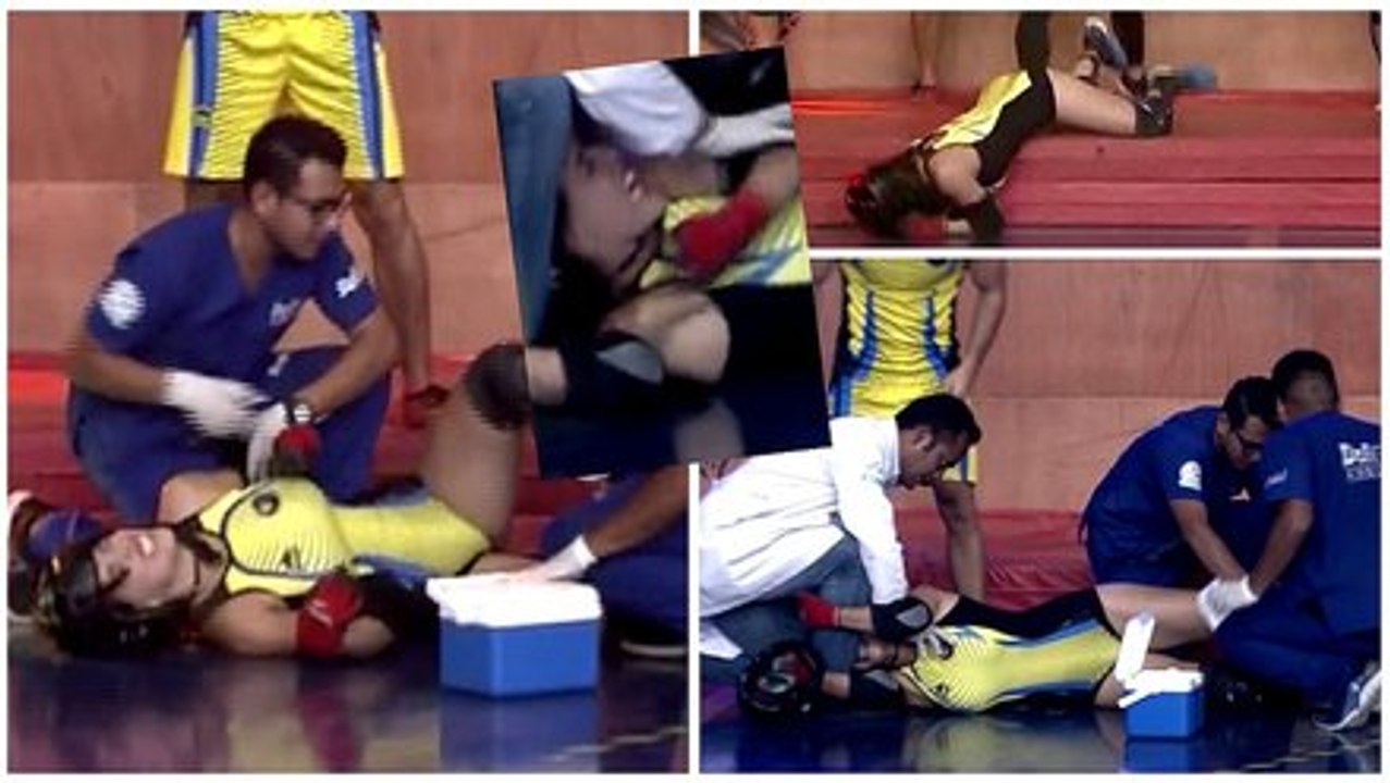 Rosángela Espinoza sufre lesión en vivo y Michelle Soifer hace esto