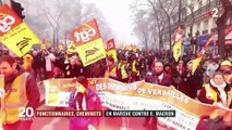 Fonctionnaires, cheminots : en marche contre Emmanuel Macron