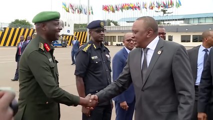 President ESCORTED Like a KING as He Departs Rwanda. Soldiers A Line on His Red Carpet