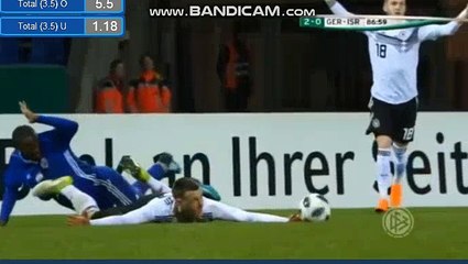 Levin Oztunali Penalty Goal HD - Germany U21 3-0 Israel U21 22.03.2018