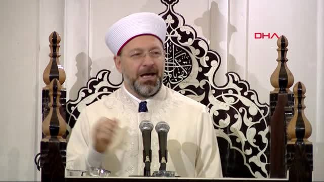 Diyanet İşleri Başkanı Prof. Dr. Ali Erbaş, Melike Hatun Camisi'nde Regaip Kandili Programında...