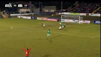 Mikel Oyarzabal Goal Northern Ireland U21 1-2 Spain U21 44'