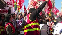 Huelgas y protestas masivas en Francia por reformas de Macron