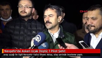 Nevşehir'de Askeri Uçak Düştü: 1 Pilot Şehit