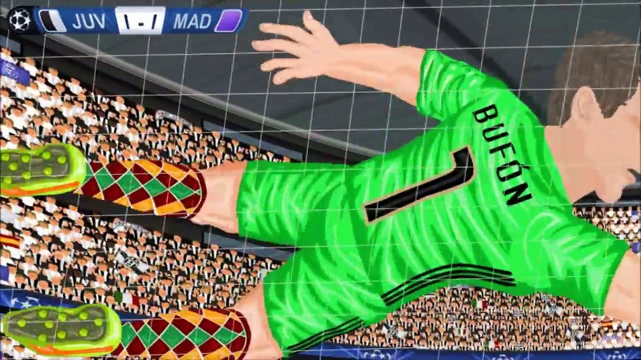 Parodia animada de la final de la Champions Juv 1-4 Mad