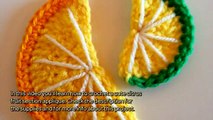 How To Crochet A Cute Citrus Fruit Section Applique - DIY Crafts Tutorial - Guidecentral