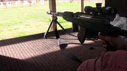 SCOPED SKS SHOOTING