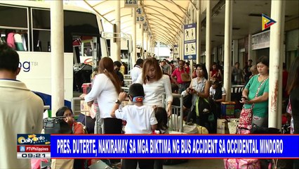 Download Video: Pres. #Duterte, nakiramay sa mga biktima ng bus accident sa Occidental Mindoro