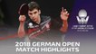 2018 German Open Highlights I Fang Bo vs Jakub Dyjas (Pre)