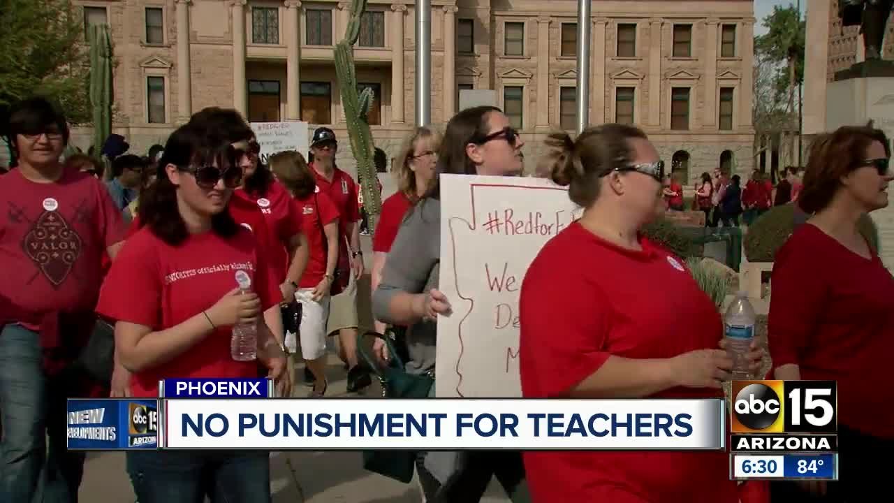 ABC15 tracking aftermath of teachers calling out sick in protest of low pay
