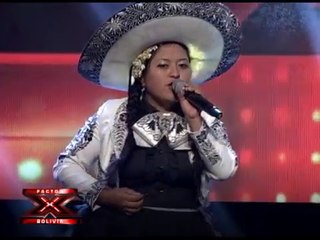 Julieta Valdivia sorprende al jurado con su canto - Factor X Bolivia 2018
