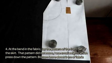 How To Cut Skirt With Yoke And Pockets - DIY  Tutorial - Guidecentral