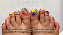 How To Create Colorful Flower Toe Nails - DIY Beauty Tutorial - Guidecentral