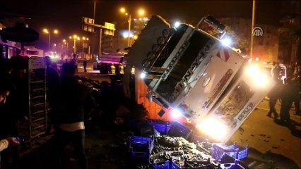 Polisten kaçan kamyon sürücüsü kaza yaptı - AYDIN