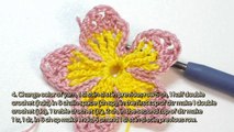 How To Make A Pink And Yellow Crocheted Flower Application - DIY Crafts Tutorial - Guidecentral