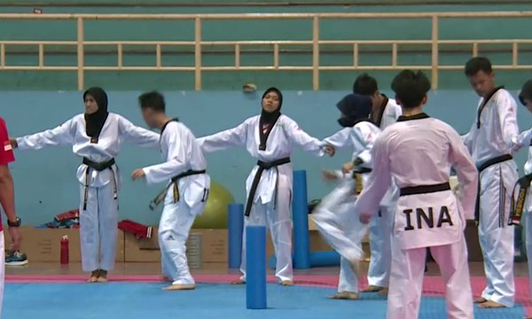 Menpora Kunjungi Pelatnas Taekwondo