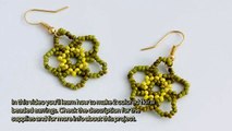 How To Make 2 Colored Floral Beaded Earrings - DIY Style Tutorial - Guidecentral