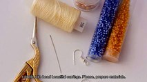 Make Pretty Flower Beaded Earrings - DIY Style - Guidecentral