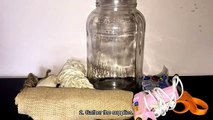 Make a Vintage Style Candle Holder from a Jar - DIY Home - Guidecentral