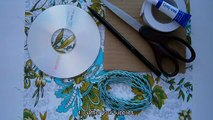 How To Make a Cute Recycled CD Wall Decoration - DIY Home Tutorial - Guidecentral