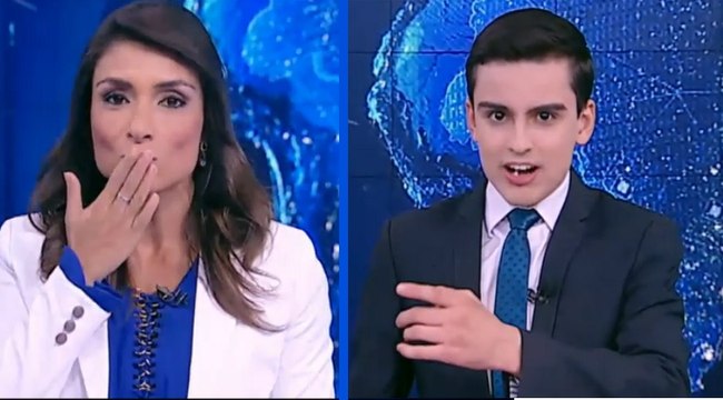 Encerramento do SBT Notícias com Carol Aguaidas e inicio + trechos do Primeiro Impacto com Dudu Camargo (21/03/18)