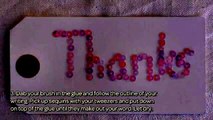 Make Sparkly Personalised Gift Tags - DIY Crafts - Guidecentral