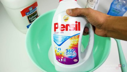 How to make awesome slime by using PERSIL | Oddly Satisfying Slime Video | DIY