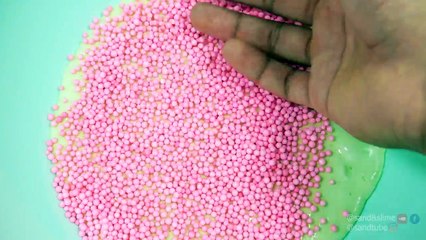 Slime got a shape through Tennis Racket | ASMR Satisfying Slime Video | DIY