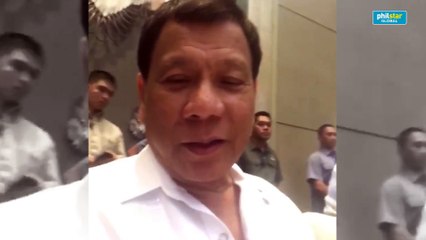 Pres. Rodrigo Duterte's message for Sharon Cuneta.
