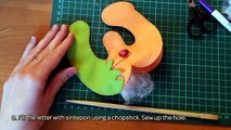 Create and Decorate a Letter from Felt - DIY Crafts - Guidecentral