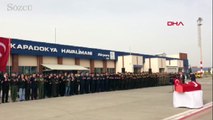 Şehit pilot üsteğmen Yasin Boy için kapadokya havaalanında tören düzenlendi