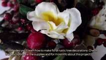 Make Floral Rustic Tree Decorations - DIY Home - Guidecentral