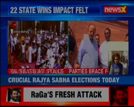 Voting for Rajya Sabha elections to be held in 6 states- Uttar Pradesh, Bengal, Karnataka, Jharkhand, Chhattisgarh and Telangana.