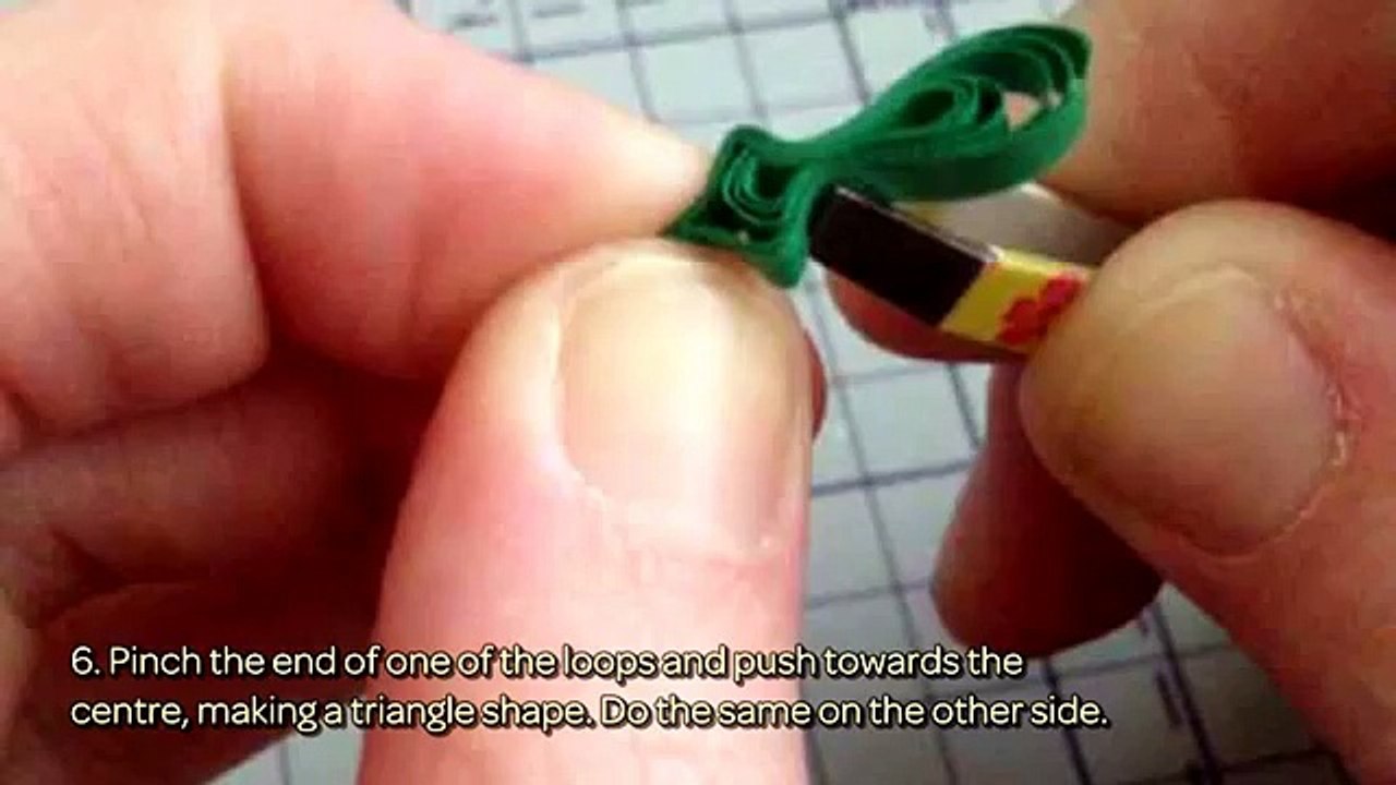 Create Cute Quilled Holly Leaves DIY Crafts Guidecentral video