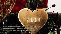 Make Pretty Polyclay Heart Ornaments - DIY Crafts - Guidecentral