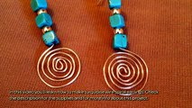 Make Turquoise Wire Spiral Earrings - Style - Guidecentral