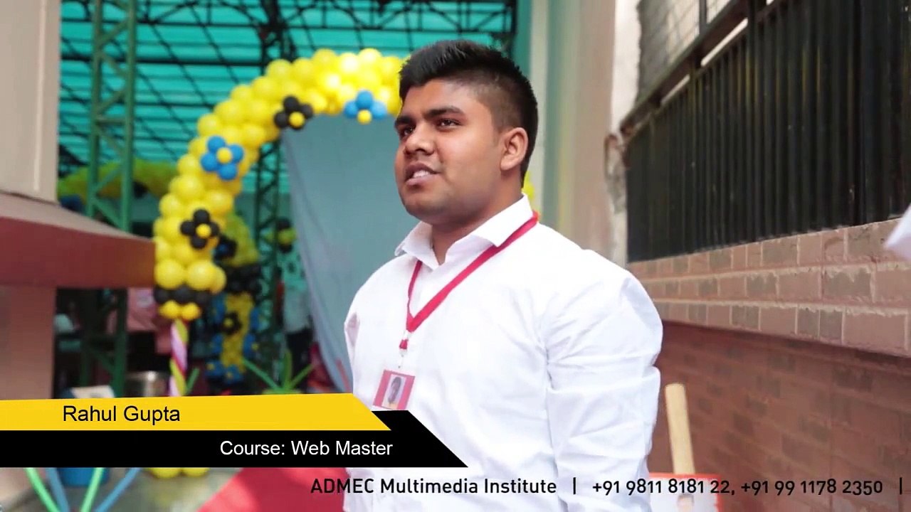 ADMEC Web Master Course Students Feedback