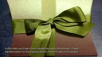 How To Assemble Pretty Pillow Boxes - DIY Home Tutorial - Guidecentral