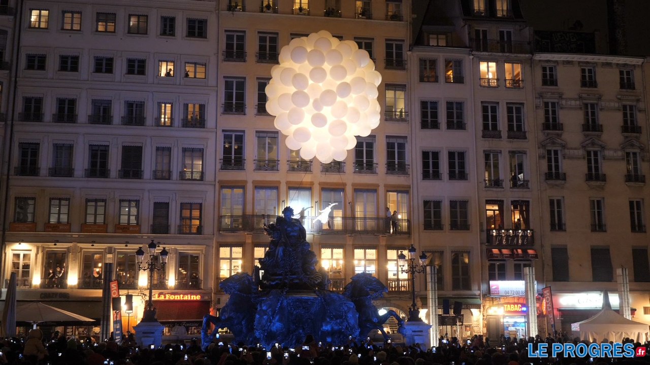 Lyon : la fontaine Bartholdi remise en eau