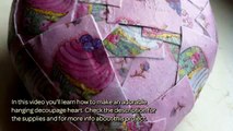 Make an Adorable Hanging Decoupage Heart - DIY Crafts - Guidecentral