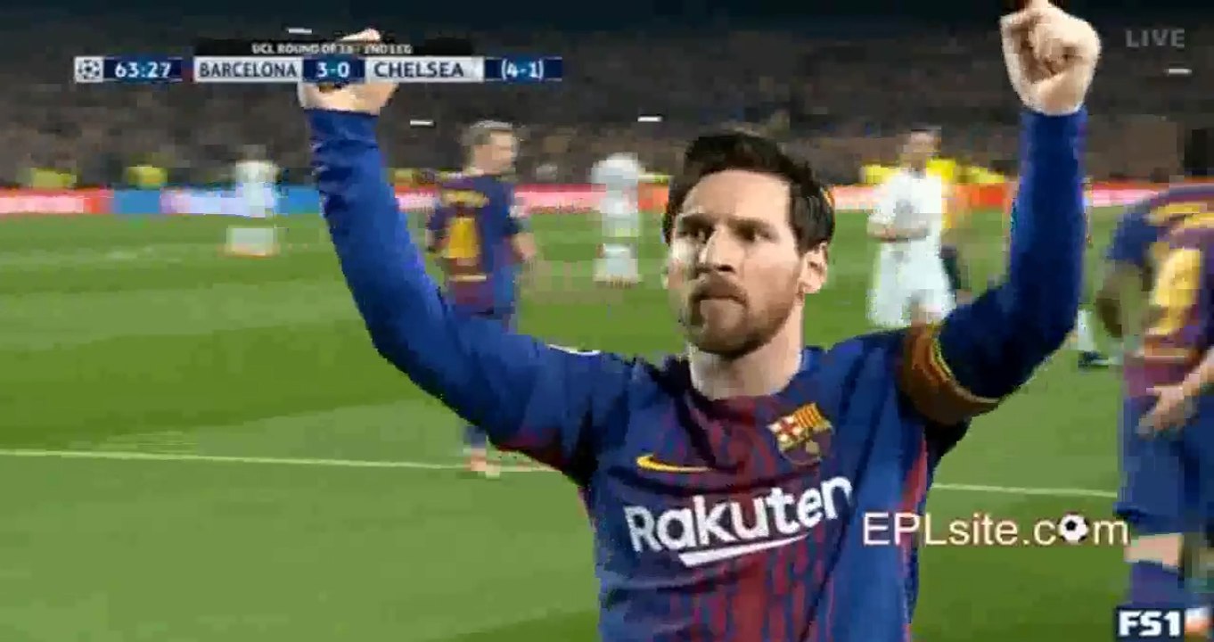 Barcelona vs Chelsea 3 - 0 - Gol The Lion Messi - UEFA  Champions League 2018 HD
