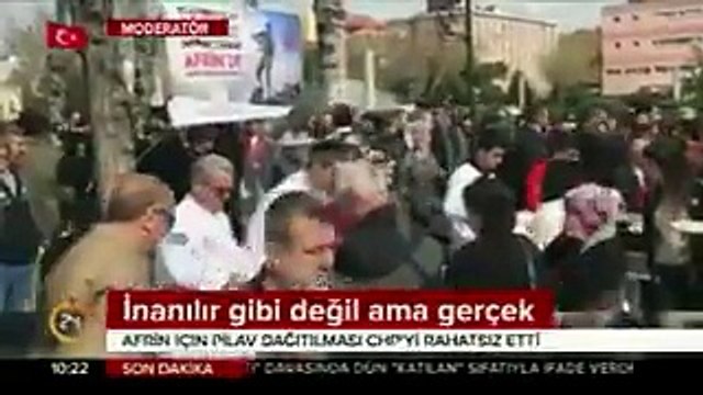 HDP için pilav dağıtan CHP'li Başkan'ın 'Afrin zaferi' hazımsızlığı!