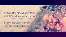 Get Ready To Fight Again | Lyrics | Baaghi 2 | Tiger Shroff | Disha Patani | Sajid Nadiadwala