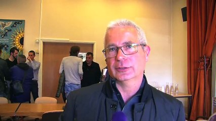 Robert Zavattoni, forain au marché de l'Île depuis 35 ans, au micro de Fabienne Verpalen