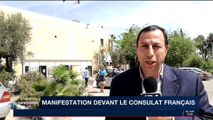 Israël : manifestation devant le consulat français